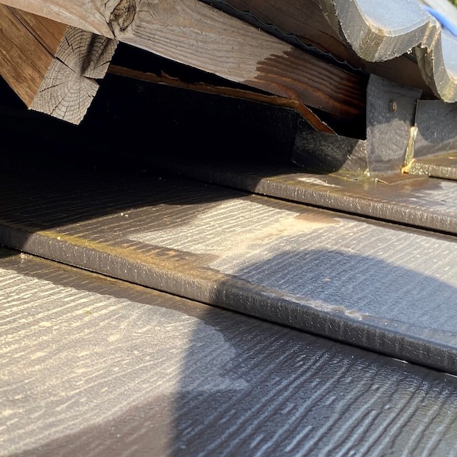 散水を行うい雨漏り浸水口と判明した取り合い部